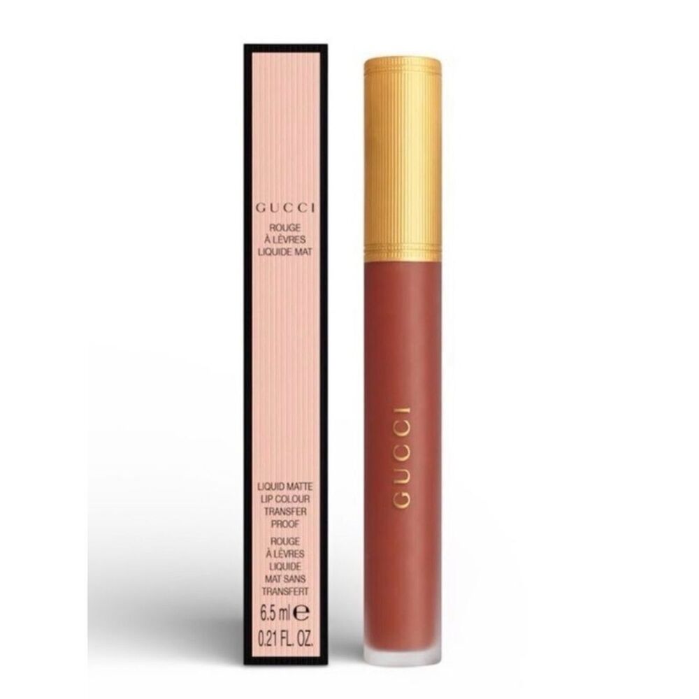 Gucci Women NEW Janet Rust 505 Rouge À Lèvres Liquid Matte Lip Colour